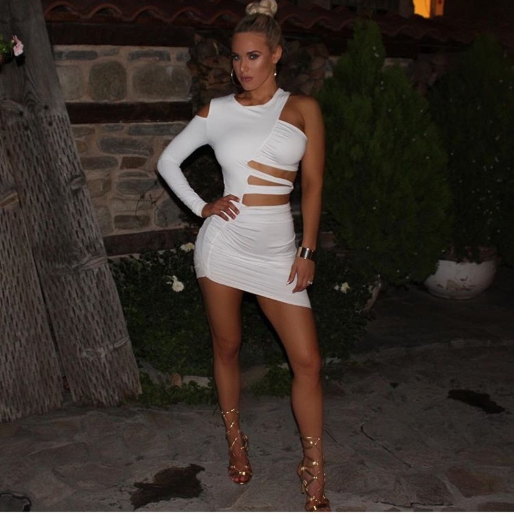 White dress I wore on total divas